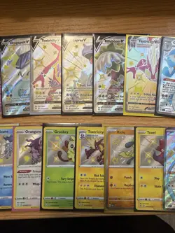 Shiny Lot of 22 Pokemon Card Collection Full Arts Baby Shiny Mew NM - Image 4