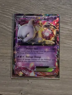 Mewtwo EX - XY107 - Pokemon XY Promo Ultra Rare Card LP - Image 1