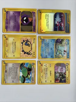 Pokemon TCG 6 Card Expedition Lot Reverse Holo NM - Image 1