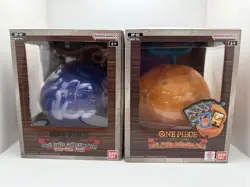 One Piece Reading Card Game Devil Fruit Collect Vol 1 & 2 New & Sealed Flame Gum - Image 1