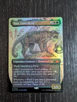 MTG Ygra, Eater of All Borderless Foil Card M0294 Bloomburrow - Image 1