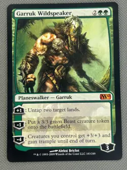 Garruk Wildspeaker Magic 2010 NM MTG - Image 2