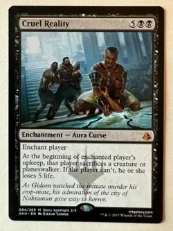 Cruel Reality 084 Amonkhet MTG NM NP - Image 1