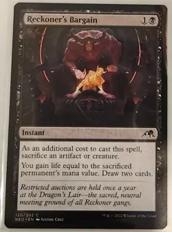 Reckoner's Bargain Kamigawa: Neon Dynasty Regular - Image 1