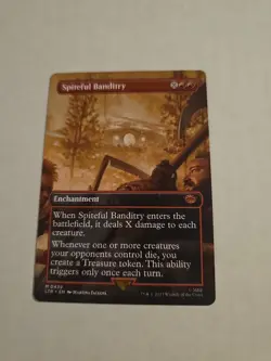 Mtg. Spiteful Banditry. Borderless. The Lord of the Rings NM - Image 1