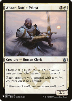Abzan Battle Priest #1 | Near Mint | The List Magic MTG - Image 1