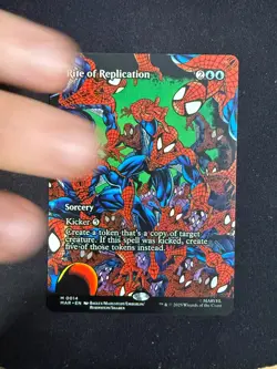 Rite of Replication (BORDERLESS) Marvel's Spider-Man - Magic/MTG - Image 1