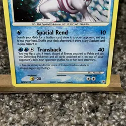 Palkia Diamond & Pearl 11/130 Holo Rare Pokemon Trading Card LP - Image 3
