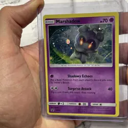 Marshadow SM93 Pokemon TCG Sun & Moon Black Star Promo Holo Rare LP Pokemon - Image 1