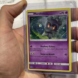 Marshadow SM93 Pokemon TCG Sun & Moon Black Star Promo Holo Rare LP Pokemon - Image 2