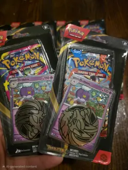 SEALED Pokemon Mega Evolution Blister Pack + Promo & Coin - Image 1