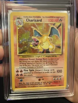 1999 Pokemon Charizard Holo 4/102 Base Set Unlimited WOTC Original Vintage NM - Image 1