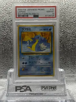 Pokemon PSA 10 Lapras Japanese Southern Islands Promo - Image 1