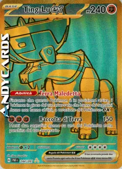 TING-LU ex 244/091 • Rara Segreta Oro • Destino di Paldea PAF POKEMON - Image 1