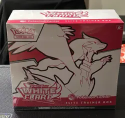 Pokemon Center White Flare Elite Trainer Box ETB Factory Sealed - Image 1