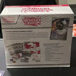 Pokemon Center White Flare Elite Trainer Box ETB Factory Sealed - Image 3