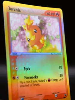 Pokemon Torchic 008 Black Star Promo Reverse Holo (See HD Pics for Condition) - Image 3
