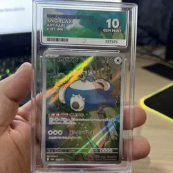 Pokemon TCG - Snorlax 181/165 Art Rare 151 Japanese Ace 10 (Perfect subgrades) - Image 1