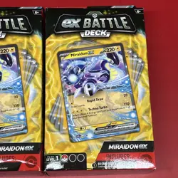 2X Pokemon ex Battle Deck MIRAIDON EX Factory Sealed Box Ready To Play #MD - Image 2