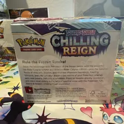 Pokemon TCG Sword & Shield Chilling Reign Booster Box Factory Sealed box - Image 3
