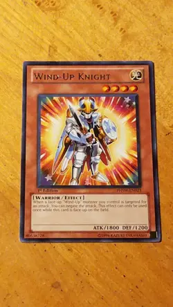 Wind-Up Knight - PHSW-EN023 - Yugioh! Yu Gi Oh! Rare 1st - Image 1
