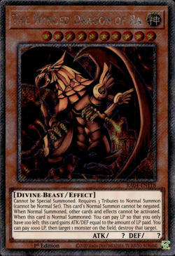 The Winged Dragon Of Ra - Platinum Secret Rare 1st Ed. RA04-EN118 - NM - YuGiOh - Image 1