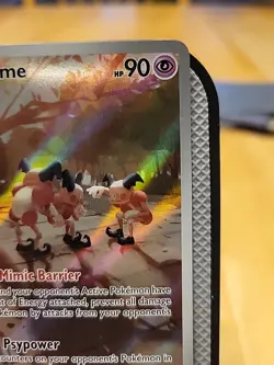 Pokemon TCG 151 Mr. Mime Illustration Rare Holo Card 179/165 Mint Condition - Image 4