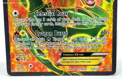 Rayquaza EX Pokemon TCG Trading Card - Dragons Exalted Set - 123/124 - Image 3