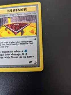 Pokemon Card 🥇 1st Edition 🥇 Cinnabar City Gym 113/132 NM / LP Gym Challenge - Image 2