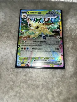 Pokemon TCG Leafeon EX Double Rare Holofoil Card 006/131 Mint Condition - Image 1