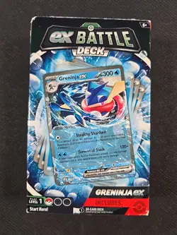 Pokemon TCG ex Battle Deck Greninja ex Factory Sealed Box 60 Card Deck - Image 1