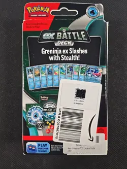 Pokemon TCG ex Battle Deck Greninja ex Factory Sealed Box 60 Card Deck - Image 2