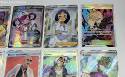Lot of 15 Full Art Trainer Pokemon TCG Trading Cards - Image 3