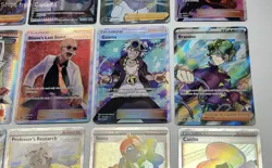 Lot of 15 Full Art Trainer Pokemon TCG Trading Cards - Image 4