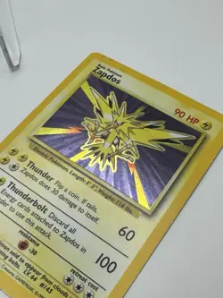 Zapdos Holo Foil Rare Base Set 16/102 1999 Pokemon TCG Card - Image 2