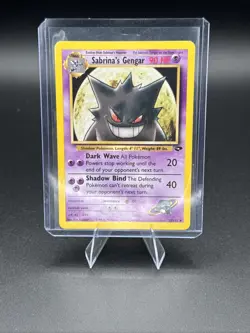 Pokemon TCG Sabrina's Gengar Gym Challenge 29/132 Non-Holo Rare Card NM - Image 1