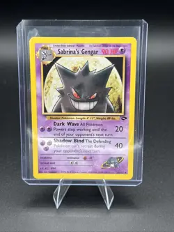 Pokemon TCG Sabrina's Gengar Gym Challenge 29/132 Non-Holo Rare Card NM - Image 2