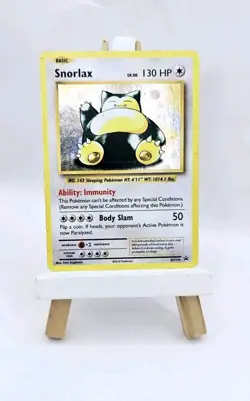 Pokemon TCG Snorlax XY179 Black Star Promo Card Near Mint Condition - Image 1