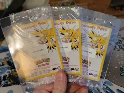 Pokemon Cards Sealed Legendary Birds Promo 3Set Zapdos Articuno Moltres 2000 - Image 1