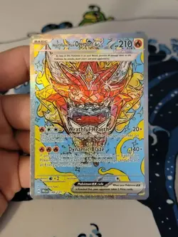 Hearthflame Mask Ogerpon ex 148/131 Sv: Prismatic Evolutions Holo Pokemon Card - Image 1