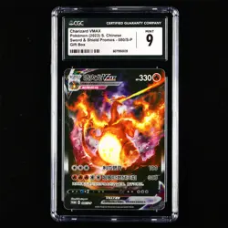 CGC MINT 9 Nintendo 2023 Pokemon PTCG CHN . card 080/S-P Charizard Vmax - Image 1