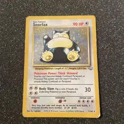 Pokemon Snorlax Jungle 1999 Unlimited Holo Card 11/64 HP Condition - Image 1