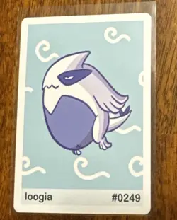 Loogia (Luiga) card #0249 - Gen 2 Pookiemoot Fan Art - Pokemon - Image 1