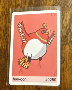 Hoo-ooh (Ho-oh) card #0250- Gen 2 Pookiemoot Fan Art - Pokemon - Image 1