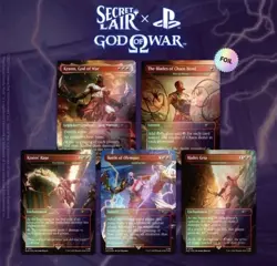 PRESALE - MTG Secret Lair: God of War (Greek Foil Edition) - Ships by Nov 7 - Image 1