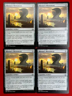 MTG 4X Rhonas's Monument X4 Amonkhet Magic - LP/NM - Image 1