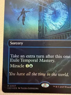 Temporal Mastery (Borderless) - Innistrad Remastered Mythic MTG Extra Turn NM ? - Image 5