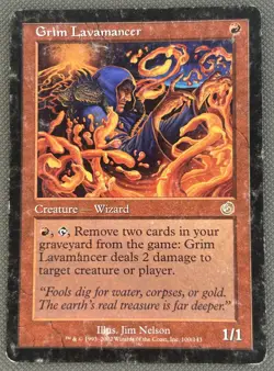 Grim Lavamancer - HP, English MTG Torment - Image 1