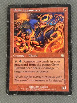 Grim Lavamancer - HP, English MTG Torment - Image 2