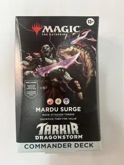 Tarkir: Dragonstorm Commander Deck - Mardu Surge MTG Brand New Sealed Unopened - Image 1